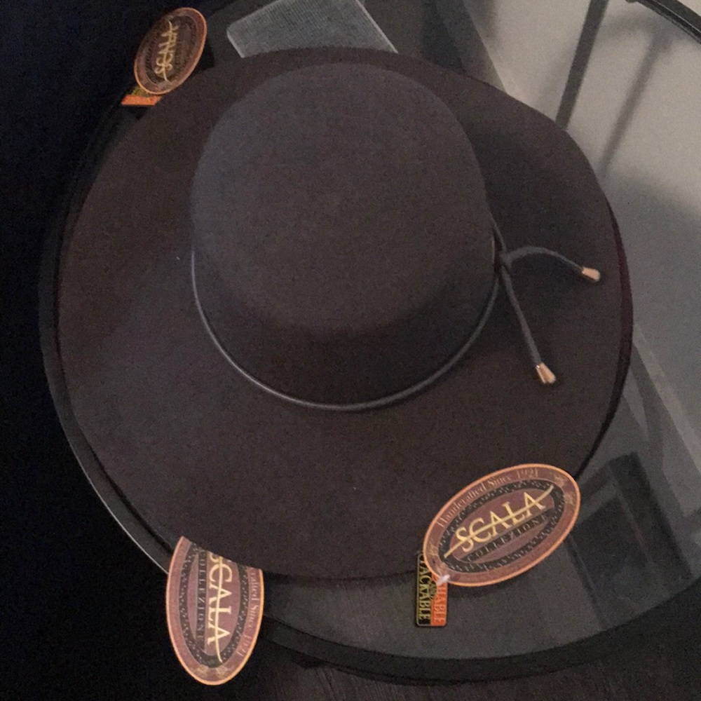 Wide Brimmed Felt Hat